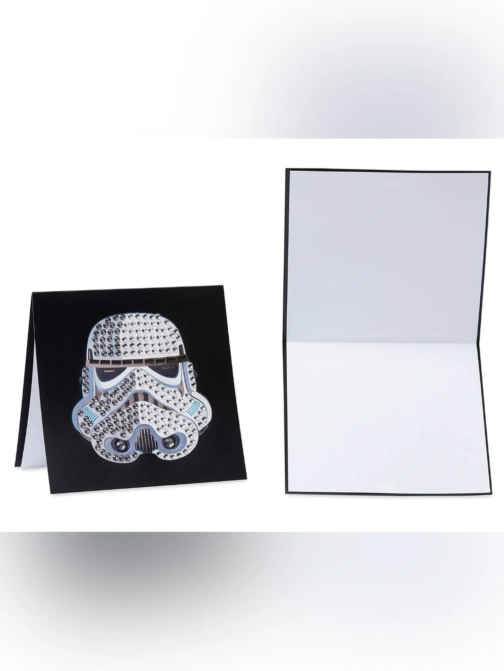 NEW Papyrus Sparkling Stormtrooper Card, blank inside Star Wars